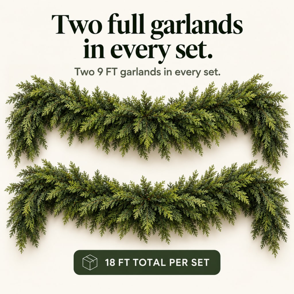 Zyrex™ Cedar Garland Set