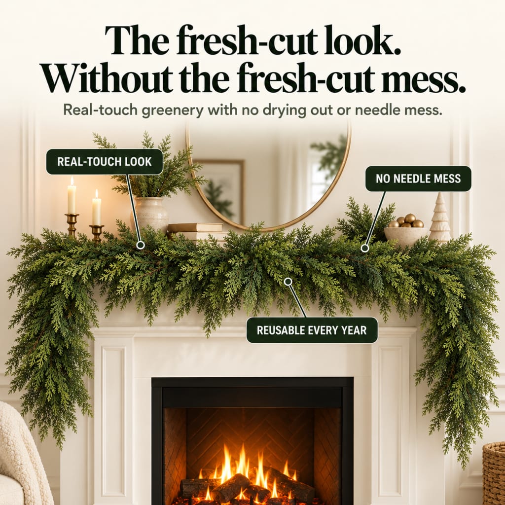 Zyrex™ Cedar Garland Set