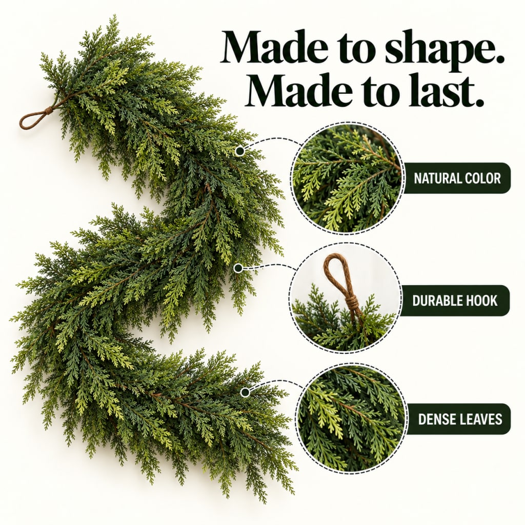 Zyrex™ Cedar Garland Set