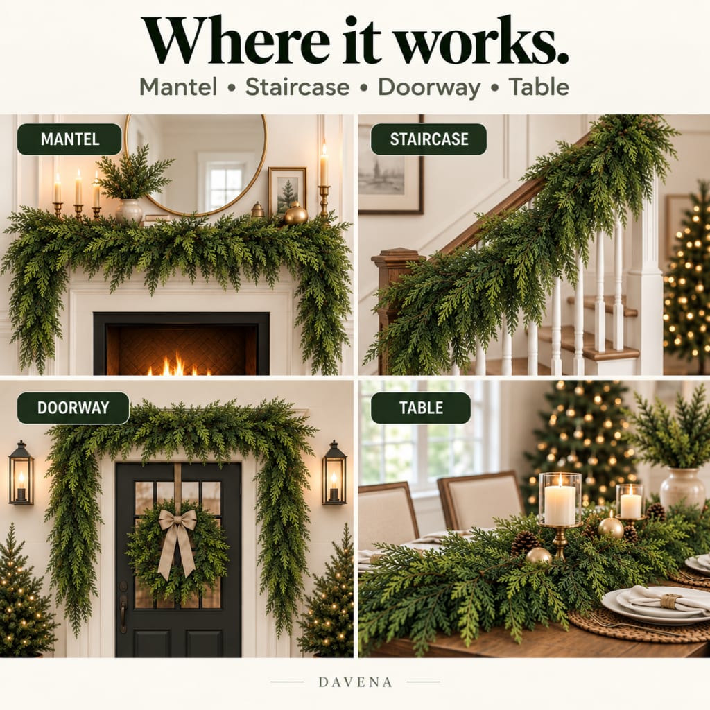 Zyrex™ Cedar Garland Set